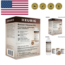 Brewer Cleanse Kit For Maintenance Includes Descaling Solution & Rinse Pods, ...