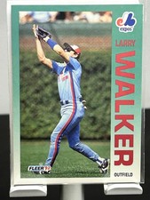 1992 Fleer - #493 - Larry Walker - Montreal Expos