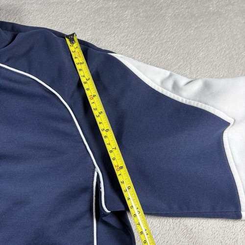 Vintage Nike Track Jacket Mens M Blue Swoosh Full Zip Sports 90s Y2K #3186 - Picture 7 of 11