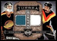 2006-07 Upper Deck Artifacts Tundra Tandems Richard Brodeur/Dave Williams Jersey