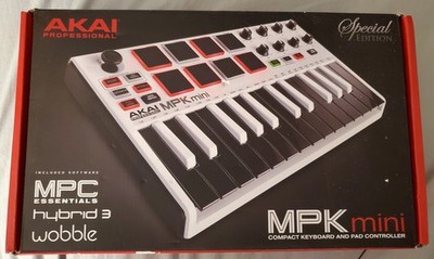 AKAI ~ PROFESSIONAL MPK MINI COMPACT KEYBOARD & PAD CONTROLLER ~ HYBRID 3 WOBBLE