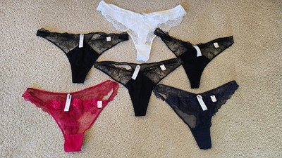 Lot 6 NWT ETAM Nordstrom women's underwear thongs Panties S M L strings lace new