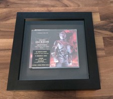 Michael Jackson History CD Cover Signed Framed Autograph ,Rare Autogramm 1995