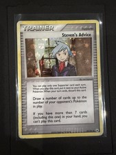 Pokemon STEVEN'S ADVICE 92/101 Hidden Legends - Rev Holo  on eBay