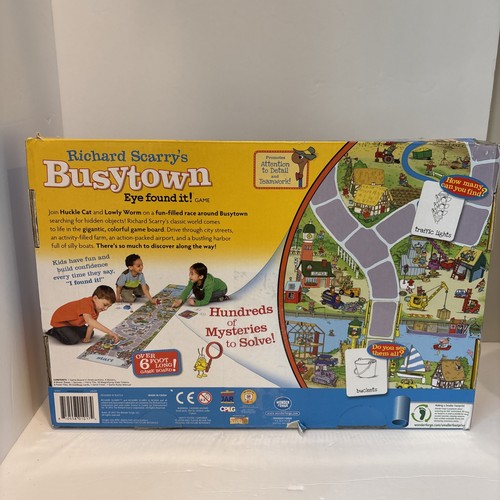 Richard Scarry's Busytown Eye Found It Board Game Wonder Forge Vintage - Picture 6 of 6