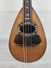 Mandolin 4/4 Fratelli De Falco 1910 Naples 25 Slats Rosewood                  
