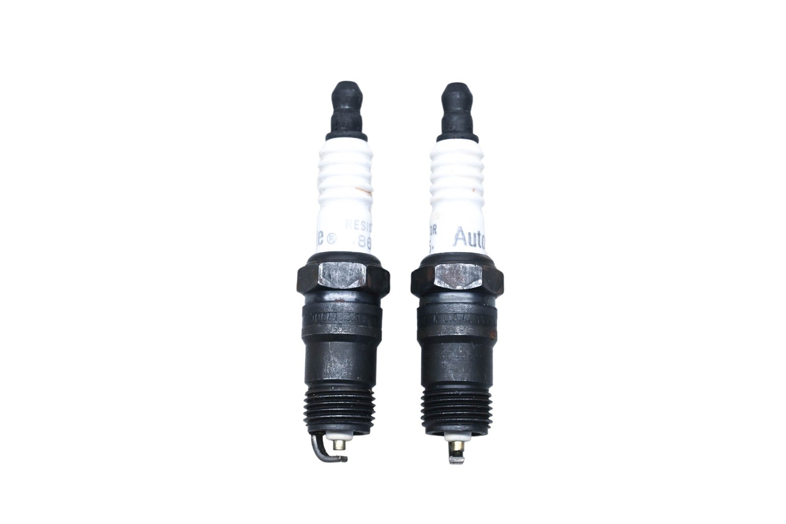 Autolite 865 Copper Core Resistor Spark Plugs Qty 2 NOS