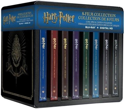 Harry Potter - Complete 8-Film Collection SteelBook Blu-Ray