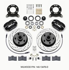 Wilwood Forged Dynalite-m Front Disc Brake Kit For 1965-1969 Ford Mustangs