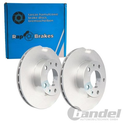 2x RAP BREMSSCHIEBEN 280mm BELÜFTET VORNE passend für CITROËN JUMPER FIAT DUCATO