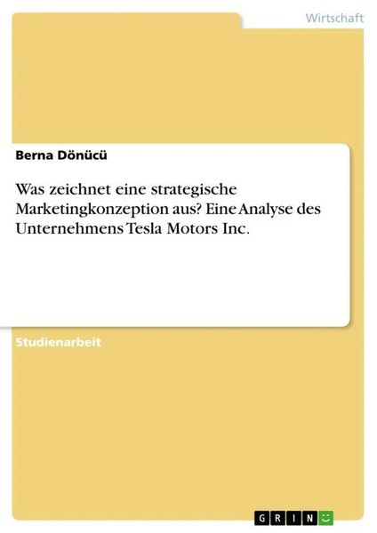 Berna DöNüCü | Was Zeichnet Eine Strategische Marketingkonzeption Aus? Eine...-image