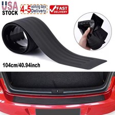 104cm Car Rubber Plate Trim Strips Rear Cover Bumper Sill Body Guard Protector