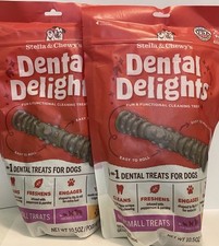 Stella And Chewy  s Dental Delights small Treats 10.5 Oz- Pack of 2 -SALE
