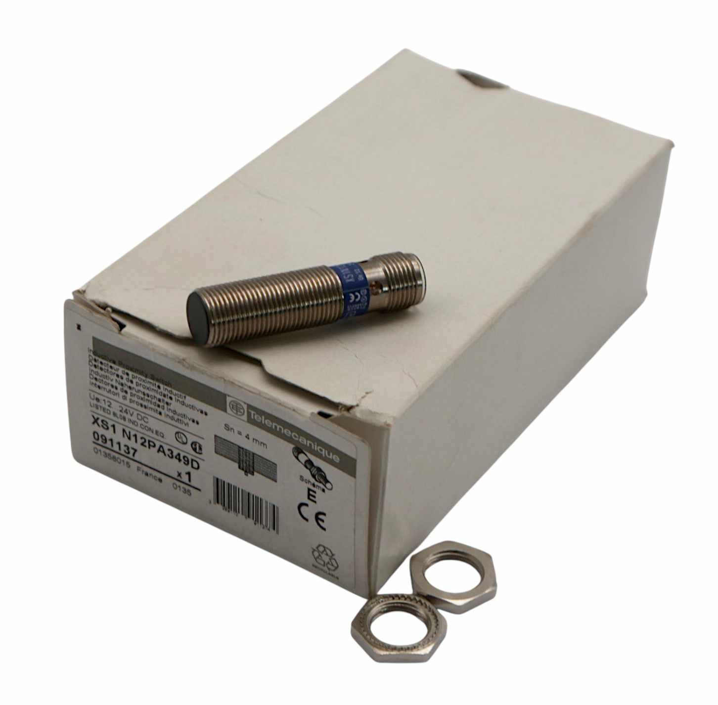 Telemecanique XS1N12PA349D 091137 Induktiver Näherungsschalter -unused/OVP-