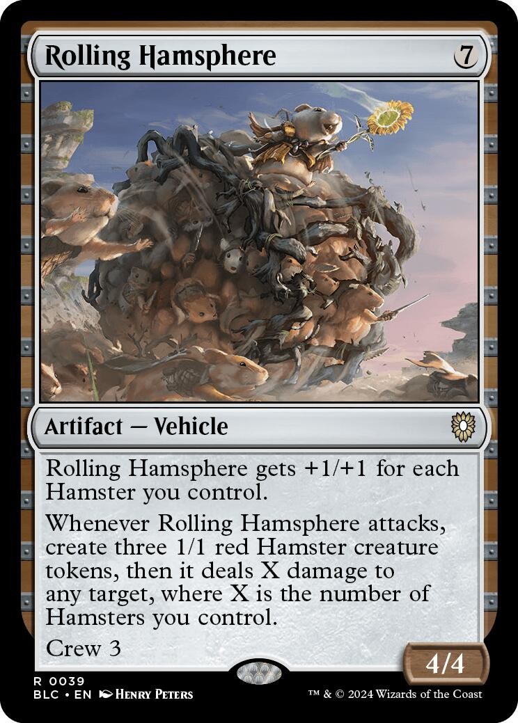 Rolling Hamsphere-39-NM-Commander: Bloomburrow-Magic