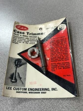 Vintage Lee case length gauge and shell holder for trimmer .30-06Springfield NOS