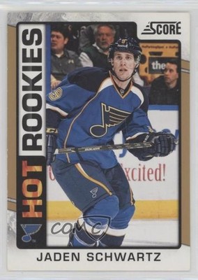 2012-13 Score Hot Rookies Gold Rush Jaden Schwartz #521 Rookie RC 2d8