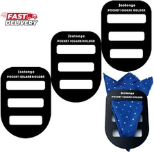 Jeatonge Pocket Square Holder Keeper Organizer Pocket Squares for Men Prefolded