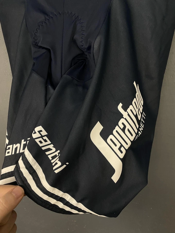 ЖЕНСКИЕ ЛЕДИ SANTINI ВЕЛОСПОРТ ВЕЛОСИПЕД ВЕЛО ШОРТЫ PANALONES РАЗМЕР M СРЕДНИЙ - Изображение 2 из 4