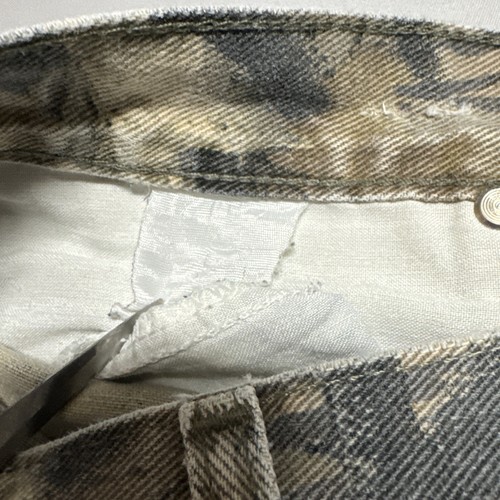 Y2K 90s Vintage Wrangler Mossy Oak Break Up Camo Double Knee Pants 40x30 - Picture 16 of 16