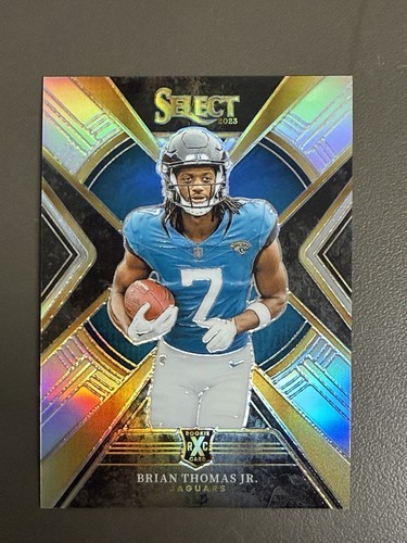 2023 Select Brian Thomas Jr #513 Silver XRC Rookie Card RC Jaguars - Picture 1 of 2