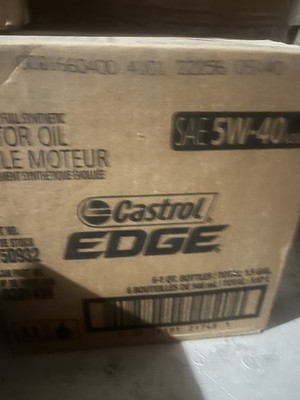 Castrol Edge Euro 5W-40 A3/B4 Advanced Full Synthetic Motor Oil 1 Quart