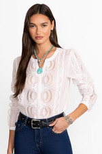 Johnny Was Makaylin Button Up Blouse White, Small