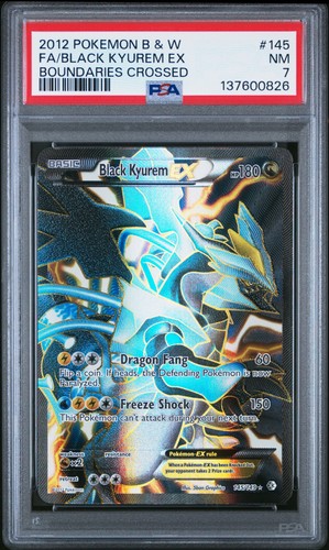 Black Kyurem-EX graded PSA 7 for sale on eBay