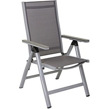 Chaise De Jardin Avec Accoudoirs Grace 305330, Grise - N