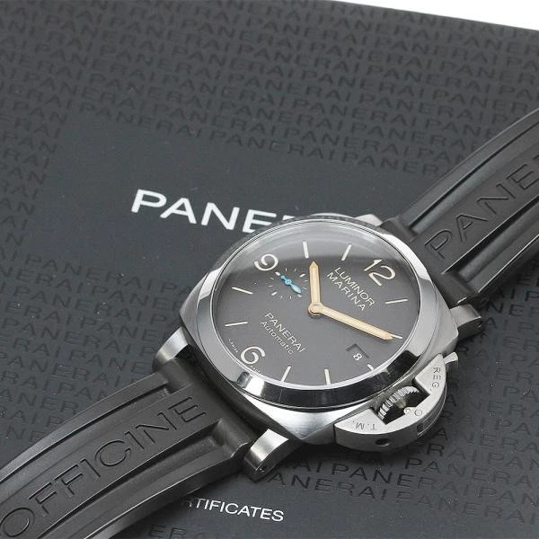 Panerai — Officine Panerai Luminor Marina 1950 PAM01351 44mm Ti Automatic Watch #C3103