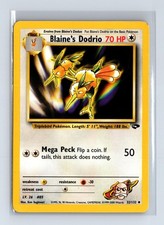 Blaine's Dodrio 2000 32/132 Uncommon Pokemon Gym Challenge G2