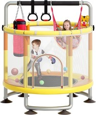 5-in-1 Toddler Trampoline for Kids,60"" Trampoline for Toddlers,Upgrade Kids ...