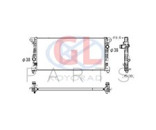 FOR FORD BRONCO 2021- 2.3L 2.7L Radiator Engine Cooling MB3Z8005A New