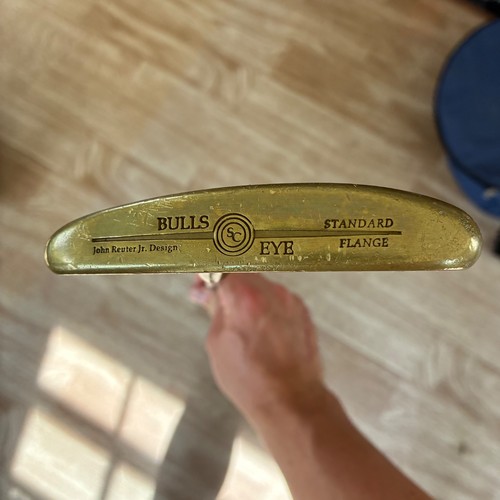 Titleist Scotty Cameron Bullseye Standard Flange Gold Putter, RH