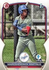 2023 Bowman 1st Edition #BPPF-55 Mairoshendrick Martinus
