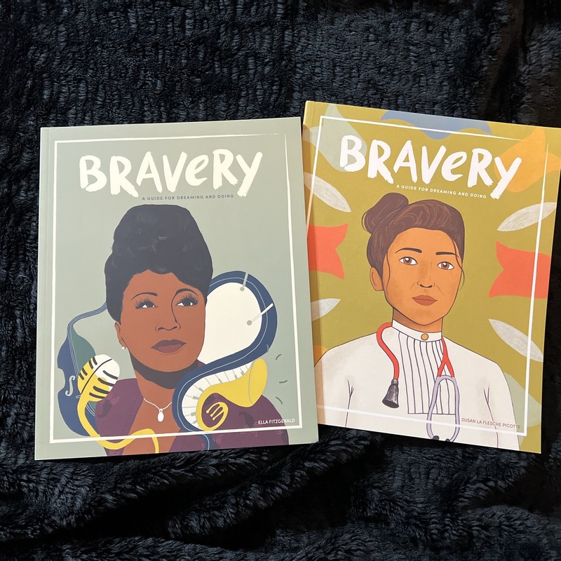 Bravery Magazines 2021 Issues 14 & 16 Ella Fitzgerald Susan La Flesche Picotte
