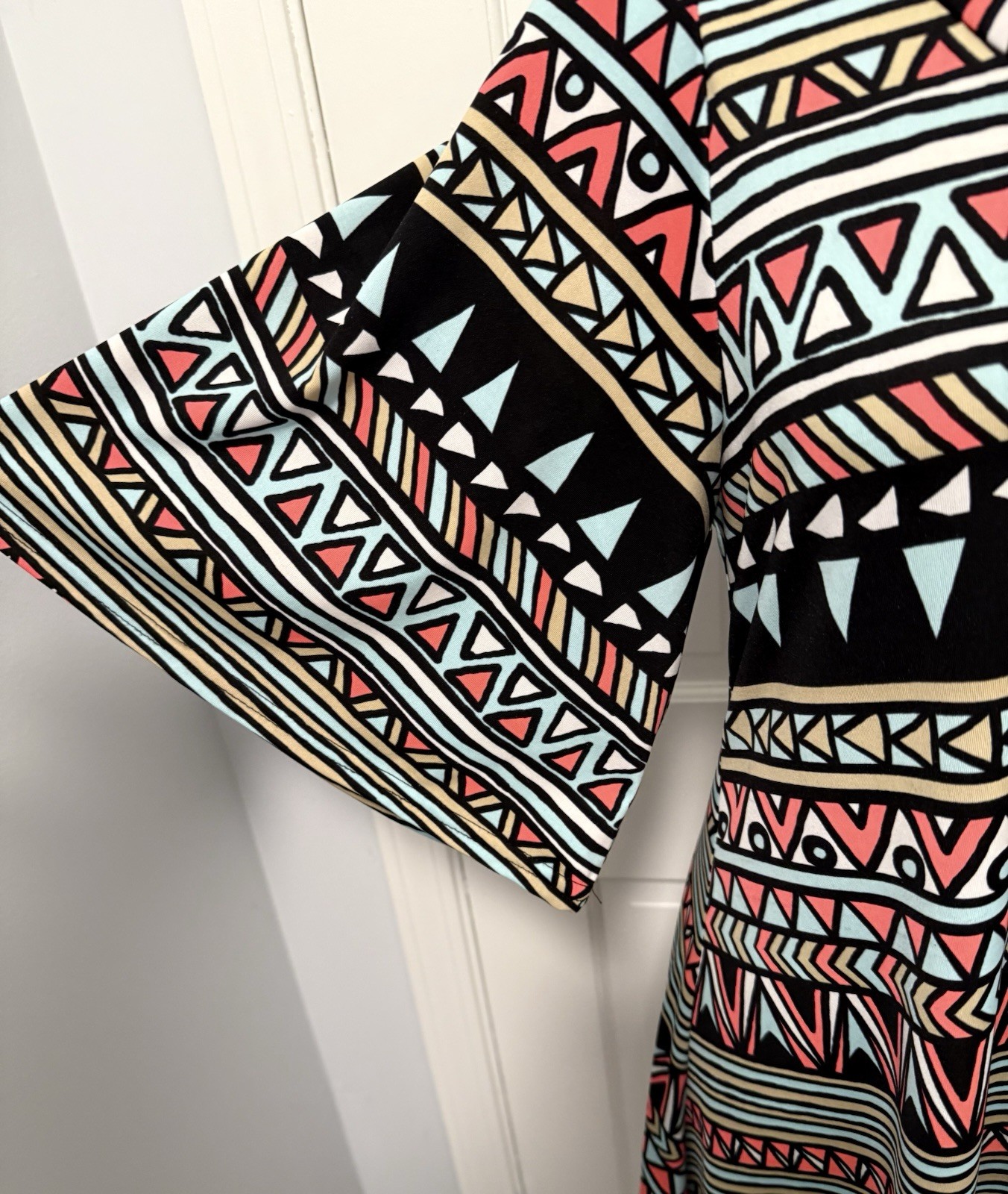 Uncle Frank Multicolor Aztec Pattern Mini Handker… - image 2