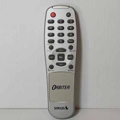 Genuine Sirius SR4000 Orbiter Satellite Replacement Remote Control Silver