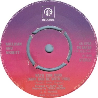 Millican  Nesbitt - Vaya Con Dios May God Be With You - Used Vinyl - G8100z