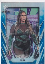 Nia Jax 2026 Topps Chrome WWE Blue Refractor /150