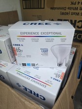 Cree Led 65w Br30 Flood Dimmable Soft White 680lm Screw Shatter Proof 2 Bulbs