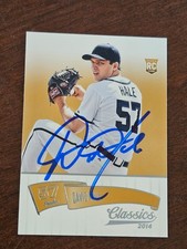 2014 Classics DAVID HALE Braves In-Person Signed Autographed AUTO