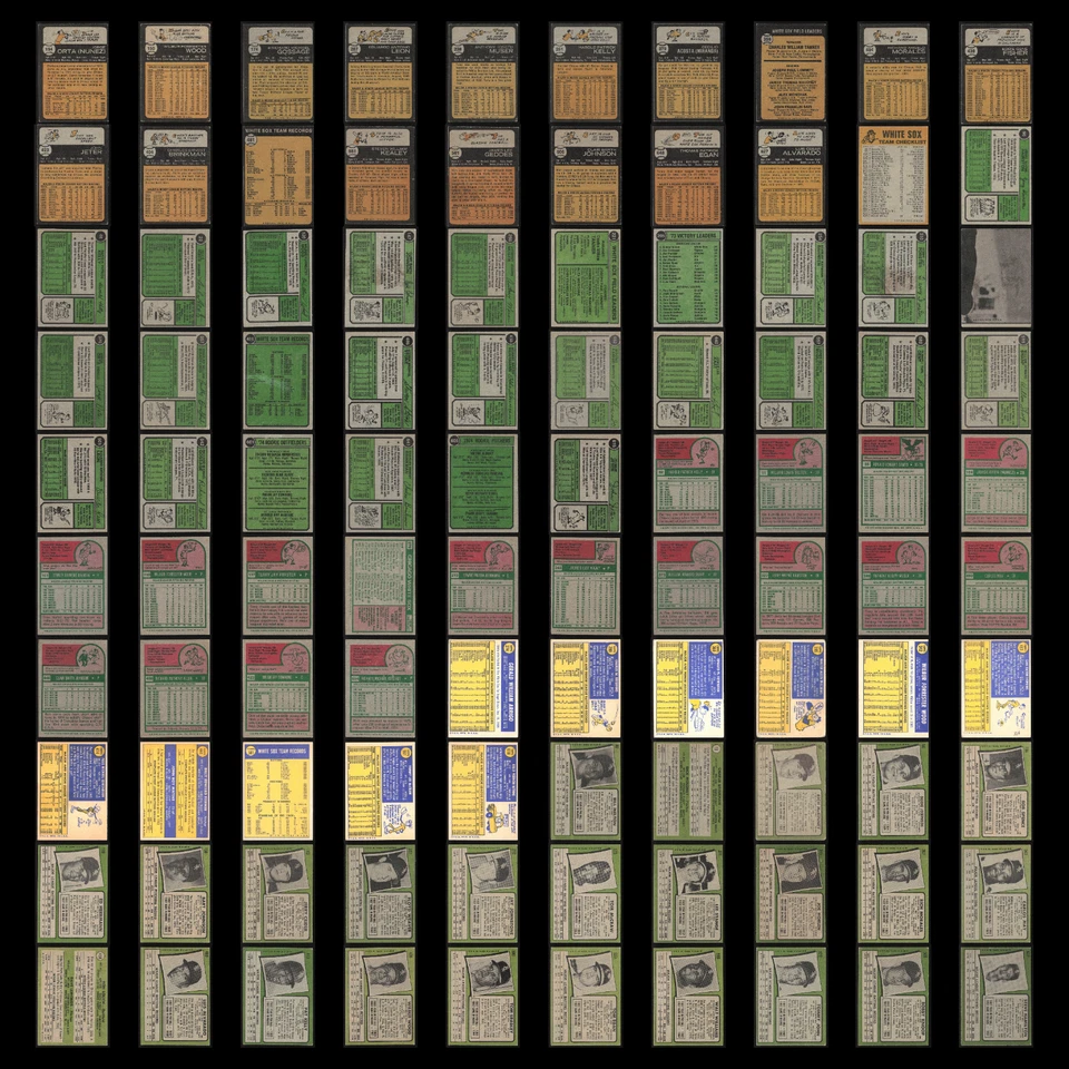 Lote De Colección Medias Blancas de Chicago Sin Duplicados 100 Tarjetas de Béisbol Topps Distribuidor A Granel Foto 2 de 4