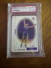 ( PSA 10 ) Peja Stojakovic 1998-99 SP Authentic RC 3379/3500 Kings Rookie Card. rookie card picture