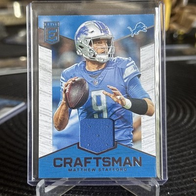 2019 Donruss Elite: #CJ-5 Matthew Stafford Craftsman Relic