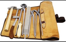 Heavy Duty Professional Horse Care Farrier Tool Kit Hoof Clincher Nipper