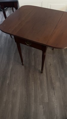Antique Drop Leaf Breakfast Sofa Table