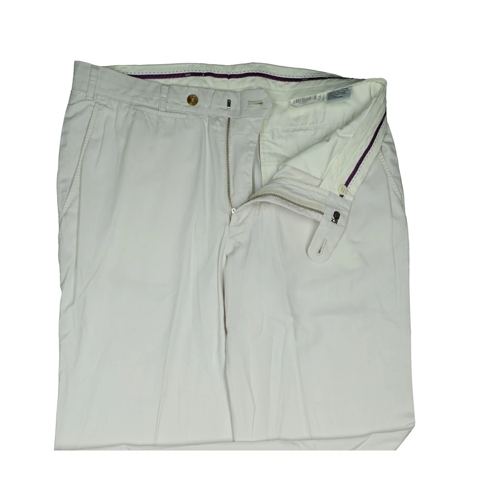 Hiltl 48 L30 Jeans Hose Creme Herren Chino Stoff dünn Straight Leg Sommer W31 M - Bild 3 von 4
