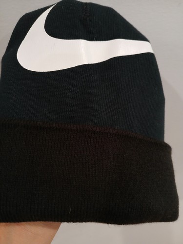 Cappello Nike Beanie Grigio Bianco Swoosh Adulto Maglia Berretto Dri Fit Dry Calcio Calcio Calcio - Foto 9 di 9