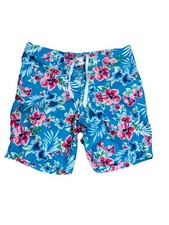 Kanu Women s Size 10 Blue Multi Color Floral Board Shorts Size 10
